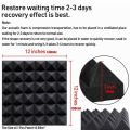 1PC Soundproofing Foam High-density Flame-retardant Pyramid Noise Sound-Absorbing Acoustic Foams Sound Treatment Panel. 