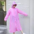 Raincoat Non-disposable Unisex Thickened Waterproof Outdoor Clothing Long Section of Anti-storm Rain Rainwear. 