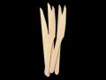 knife Disposable Imported wooden 100 Pcs.. 