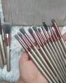 B_H cosmetic lavish elegance full makeup brushes set of 15 pieces. 