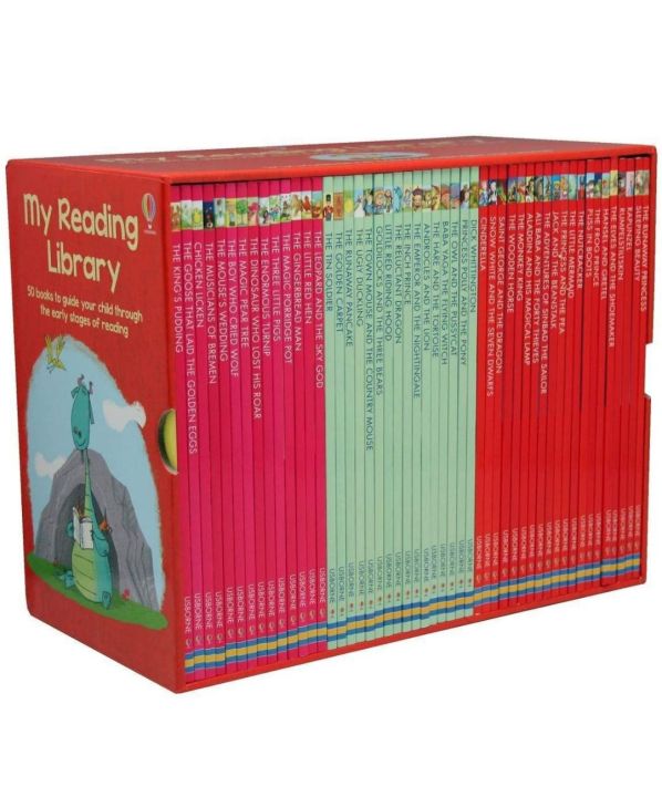 Usborne Books My Reading Library 50 Books Set Collection Pack Early Level 3 And 4 And Young Reading Series One