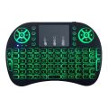 I8 Backlit Mini Wireless Keyboard English 2.4G Air Mouse Remote Touchpad for Android TV Box PC X96 H96 Max 7 Color. 