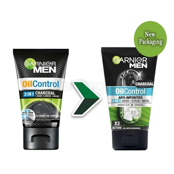 Garnier%20Men%20Anti%20Impurities%20Oil%20Control%203%20in%201%20Facewash,%20Scrub%20and%20Mask%20with%20Mineral%20Clay%20and%20Charcoal%20100ml%20-%20Image%202