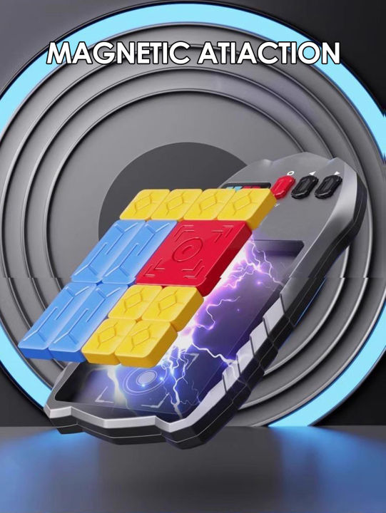 Huarong%20Road%20Magnetic%20Suction%20Block%20Sliding%20Puzzle%20CHILDREN'S%20Puzzle%20Logical%20Thinking%20Training%20Brain-burning%20Board%20Game%20Toys%20-%20Image%203