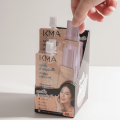 [Whole Box] Kma Foundation Sachet, Oil Control Coverage, Water Resist Liquid Foundation 5 Ml. (1 Box Has 6 Packets). 