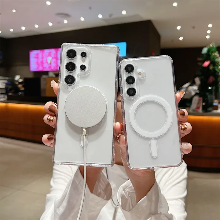 Magnetic%20Case%20For%20MagSafe%20Cover%20for%20Samsung%20Galaxy%20S23%20S22%20S21%20S20%20Plus%20S24%20FE%20S25%20edge%20Ultra%20Transparent%20Shockproof%20Clear%20Cover%20-%20Image%206