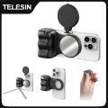 TELESIN Magnetic Phone Camera Shoot Hand Grip Phone Holder Shooting Aid Remote Control Handle for Smart Phone iPhone Android.