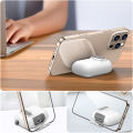 2025 for Airpods Pro 3 Protective Case Phone Stand Design with Cleaner Kit Magnetic Automatic Lock for Airpods Pro 3(Sand Stone). 