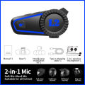 300M Motorcycle Helmet Bluetooth Intercom Headset Wireless Interphone Intercomunicador Moto Waterproof Handsfree Call Headphone. 