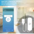 Tuya WiFi Water Leakage Sensor Flood Water Leakage Alarm Smart Home Automation Residential Security Protection Smart Life App. 