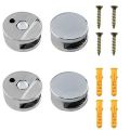 Mirror Clips - Stainless Steel Mirror Finish. 