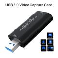 4K HDMI-compatible Video Capture Card USB 3.0 USB2.0 Grabber Recorder for PS4 Game DVD Camcorder Camera Recording Live Streaming. 