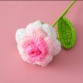 Handmade crochet rose with complementary wrapping/ perfect for gifts/home decor/art lovers. 
