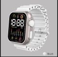 HIGH QUALITY WATERPROOF SPORTS  LED DIGITAL BAND WATCH FOR MEN AND WOMEN TOP FASHION HIGH QUALITY SQUARE LED DIGITAL SPORTS WATCH FOR BOYS AND GIRLS EID SPECIAL BIRTHDAY GIFT FOR UNISEX. 