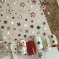 1PC 5D Korean Bronzing Nail Stickers Japanese Gold Silver Star Moon Luxury DIY Nail Art Decoration Decals Manicure Accessories.