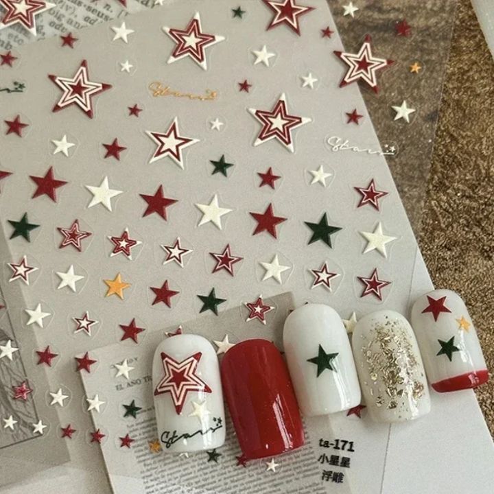 1PC%205D%20Korean%20Bronzing%20Nail%20Stickers%20Japanese%20Gold%20Silver%20Star%20Moon%20Luxury%20DIY%20Nail%20Art%20Decoration%20Decals%20Manicure%20Accessories%20-%20Image%207