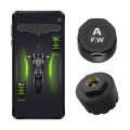 Motorcycle TPMS 2 Sensors Bluetooth 5.0 Tire Pressure Monitoring System Pit Bike Tyre Tester Diagnostic Set Moto Accessories.