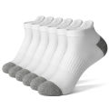 6 Cotton Man and Women Socks Sports Solid Color Male's Short Sock Cycling Breathable Mesh Ankle Summer Running Socks. 