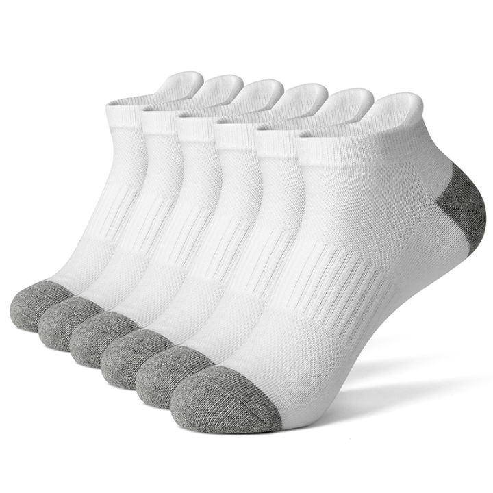 6%20Cotton%20Man%20and%20Women%20Socks%20Sports%20Solid%20Color%20Male's%20Short%20Sock%20Cycling%20Breathable%20Mesh%20Ankle%20Summer%20Running%20Socks%20-%20Image%202