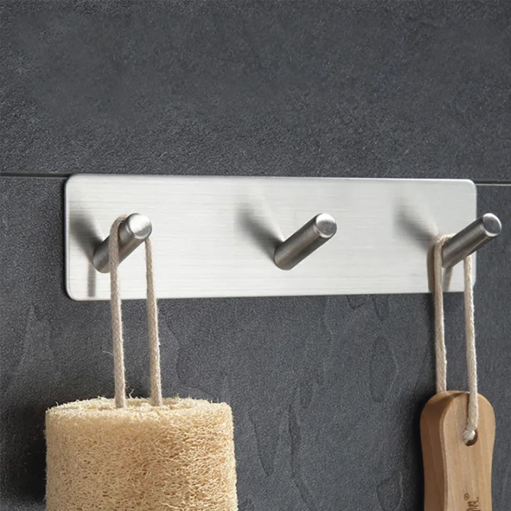 Self%20Adhesive%20Stainless%20Steel%20Hook%20Wall%20Key%20Coat%20Clothes%20Door%20Hanger%20Bag%20Holder%20Bathroom%20Kitchen%20Rustproof%20Towel%20Hooks%20-%20Image%202