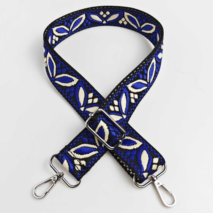 1%20Piece%201.50inch%20Wide%20Adjustable%20Handbag%20Purse%20Strap%20Replacement%20Crossbody%20Shoulder%20Strap%20Magnolia%20Pattern%20Jacquarded%20%20%20Strap%20-%20Image%207