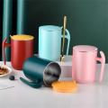 500ml Coffee Cup Large Capacity 304 Stainless Steel Mug With Lid Coffee Milk Cup Tea Coffee Mug Gift For Kitchen. 