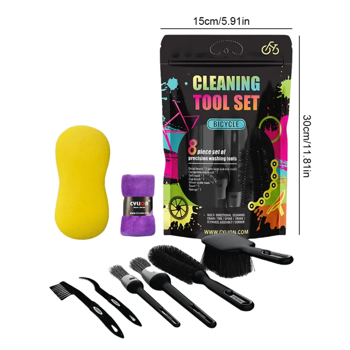 8pcs%20Bicycle%20Bike%20Cleaning%20Tools%20Set%20Bike%20Clean%20Brush%20Kit%20Bike%20Cleaning%20Brush%20Set%20for%20Mountain%20Road%20City%20BMX%20and%20Folding%20Bike%20-%20Image%206