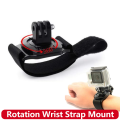 360° Rotatable Wrist Strap Mount for Hero 13 12 11 10 9 SJCAM AKASO Insta360 OSMO Action Camera POV Vlog Accessories.