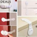 Pack Of 10 Cabinet Baby Door Lock Drawer Locks Cupboard Proof Fridge. 