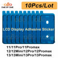 10Pcs LCD Display Adhesive Waterproof Seal Sticker for iPhone 11 12 13 Pro Max Mini Front Side Seal Tape Glue Repair Sticker. 