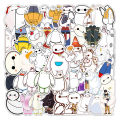 10/30/50pcs Disney Movie Big Hero 6 Stickers Kawaii Baymax Graffiti Sticker Phone Water Bottle Luggage Cute Cartoon Anime Decals. 