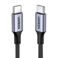 Ugreen 60W PD USB-C to USB-C Fast Charge Data Cable Nylon Braided for Samsung iPhone Motorola S24 S23 S22 Ultra. 