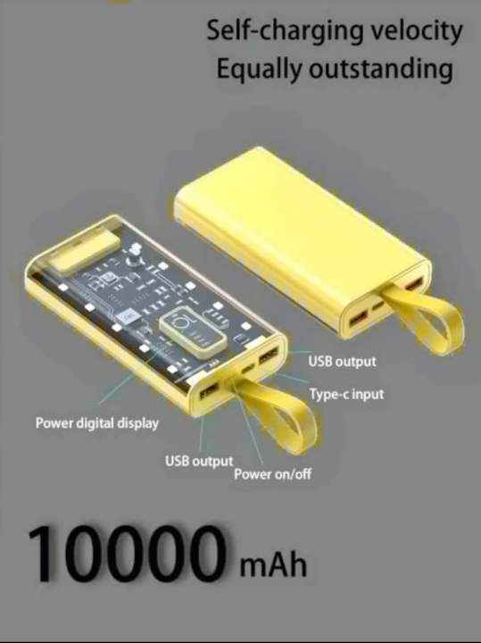"22.5W/PD20W%20Transparent%20Power%20Bank%2010000mAh/20000mAh%20Two-Way%20Fast%20Charging"%20-%20Image%208