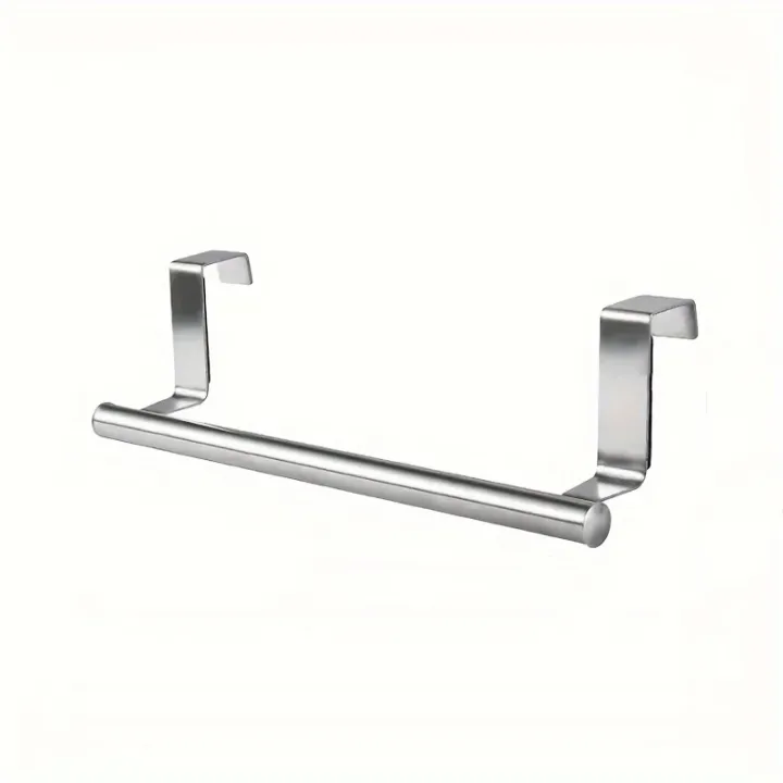 Door Back Towel Holder Rack, Stainless Steel No Drilling Kitchen ...