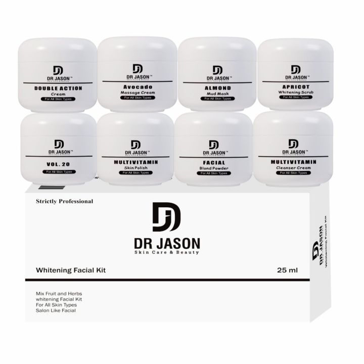 Dr Jason Pack of 8 Facial Kit Best Quality 25ml