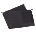 2 Pcs Black Nylon Camera Bag Shoe Bag, Size: 12 X 8 Inch.