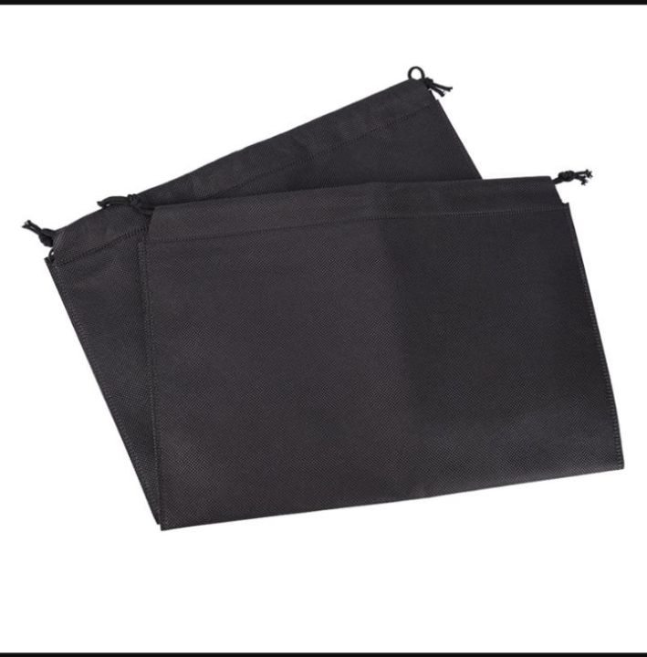 2%20Pcs%20Black%20Nylon%20Camera%20Bag%20Shoe%20Bag,%20Size:%2012%20X%208%20Inch%20-%20Image%204