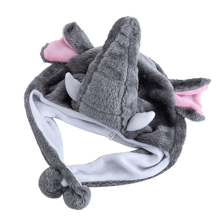 New%20Style%20Unisex%20Funny%203D%20Plush%20Elephant%20Style%20Decorative%20Hat%20Mischievous%20Cap%20For%20Man%20Women%20Plush%20Winter%20Lovely%20Family%20Hat%20-%20Image%204