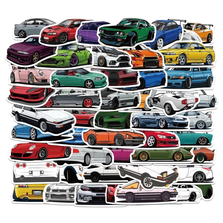 50PCS%20Retrofit%20Racing%20Car%20Graffiti%20Stickers%20Laptop%20Guitar%20Luggage%20Bike%20Skateboard%20Waterproof%20Sticker%20Decal%20Kid%20Toy%20-%20Image%202