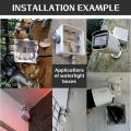 1/10pc RA White Waterproof IP65 DIY Power Case Junction Box Indoor Wire Shell Electric Control Cable Branch for Home Automation. 