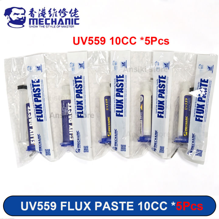MECHANIC%20UV223/UV559%20Lead-Free%20Solder%20Paste%20Flux%20NO-Clean%20Soldering%20Grease%20for%20BGA%20PCB%20SMD%20Welding%20Fluxes%20phone%20Repair%20Tools%20-%20Image%206