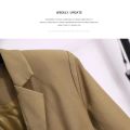 New 2025 Spring Blazer For Women Patchwork Color Korean Fashion Coat And Jacket Women With Belt Outwears Minimalist Blazer. 