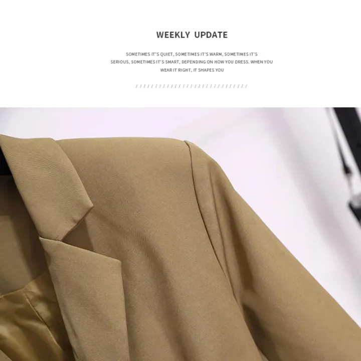 New%202025%20Spring%20Blazer%20For%20Women%20Patchwork%20Color%20Korean%20Fashion%20Coat%20And%20Jacket%20Women%20With%20Belt%20Outwears%20Minimalist%20Blazer%20-%20Image%206