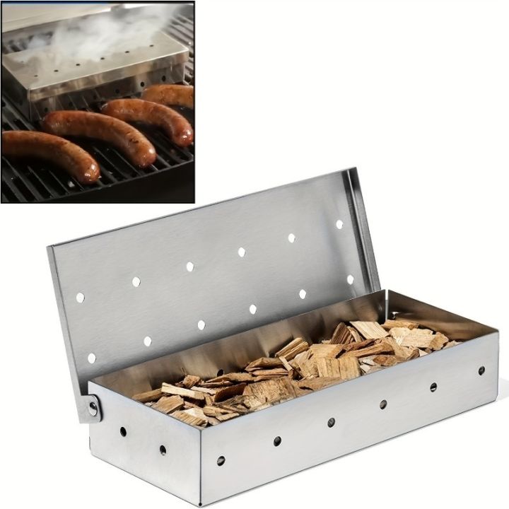 Stainless%20Steel%20Smoker%20Box%20for%20Gas%20BBQ,%20Wood%20Chip%20Smoker,%20Meat%20Smoker,%20Outdoor%20Cooking%20Tool,%20No%20Power%20Required%20bbq%20accessories%20-%20Image%207
