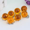 Anime Dragon Ball Series Keychain Charms Accessories 1-7 Star Dragon Balls Cosplay Keyring Car Keyring Pendant Holder Toys Gift. 