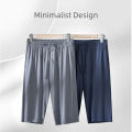 Men's Ultra Fine Modal Pajamas Set Short Sleeves Comfortable Spring Summer Luxury Sleepwear Loungewear for Men. 