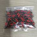 10/30/50Pcs Solid Ring Fishing Tackle Accessory equipment Fishing Rolling Triple Swivels Bearing Connector Fish Hooks.
