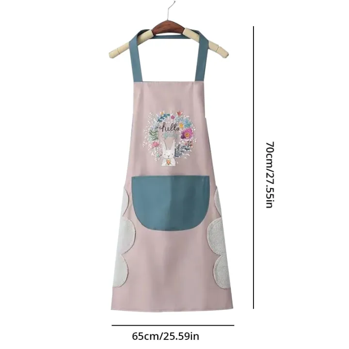 Hand-wiping%20Kitchen%20Household%20Cooking%20Apron%20Oil-proof%20Waterproof%20Men%20Women%20Adult%20Waist%20Fashion%20Coffee%20Overalls%20Wipe%20Hand%20Apron%20-%20Image%206