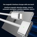 Type-C ( USB-C ) to magsafe 1 2 3 Charging Cable PD charger for MacBook Air/Pro Power Adapter Cable 1.8M 2M Nylon Braided 61W PD.