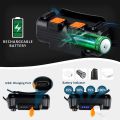 Induction Headlamp XPG+COB LED Head Lamp with Built-in Battery Flashlight Multi-function USB Rechargeable 6 Modes Head Torch. 